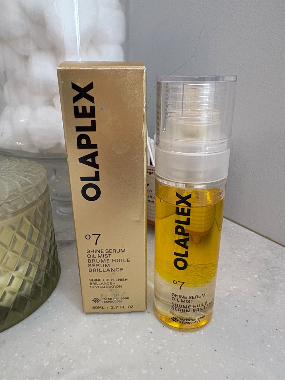 OLAPLEX No.7 Shine Serum Oil Mist — Gold